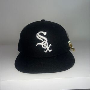 New Era Black White Sox 59FIFTY Fitted Cap